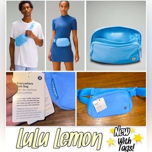 new! LuLu Lemon Belt Bag 1L  Color -aero blue